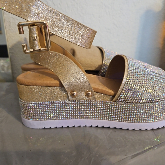 RHINESTONE ANKLE STRAP LUXURY-96  - Picture 2 of 3